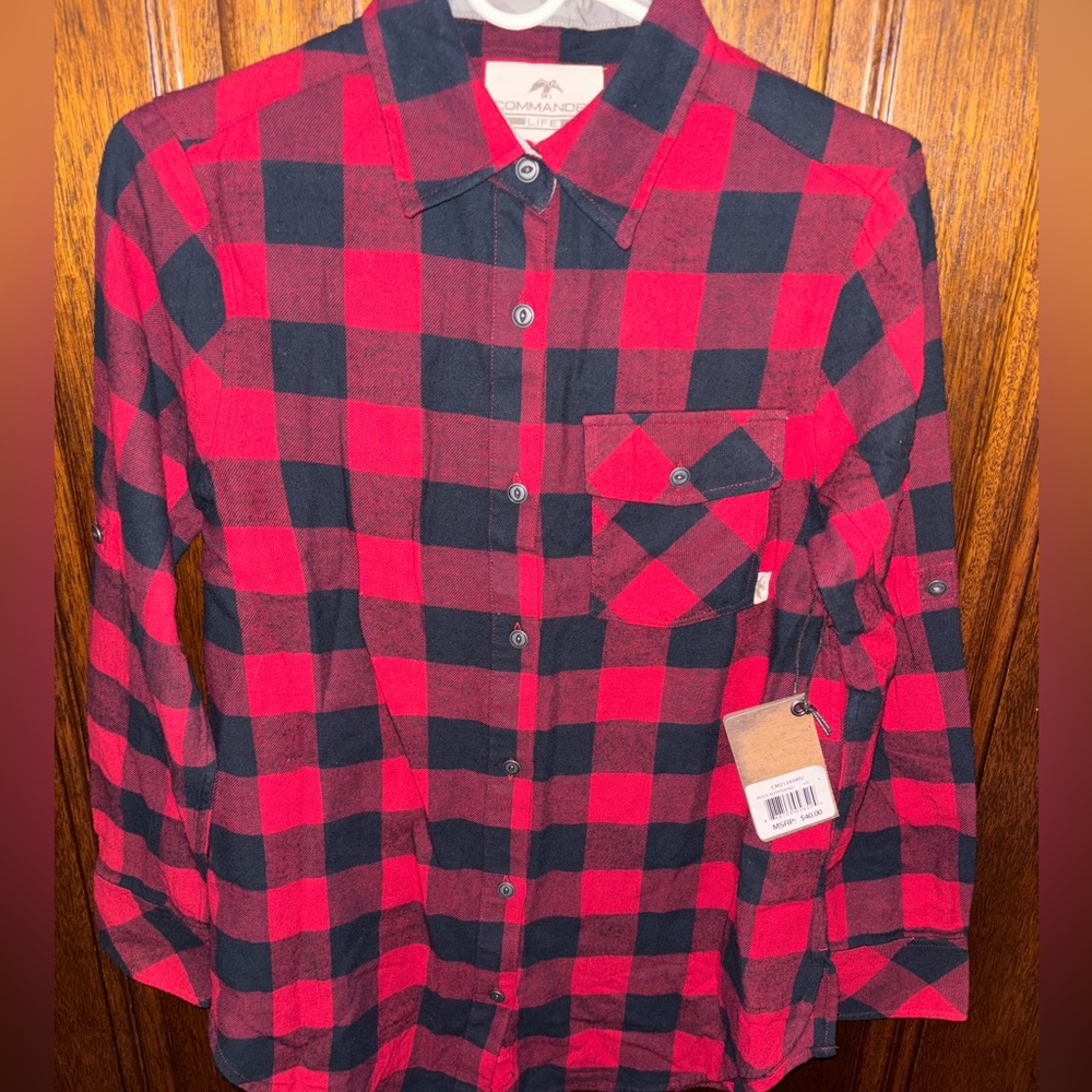 ❤️ Brand New-Flannel shirt for men #date night #valentine’s day #red❤️🖤
